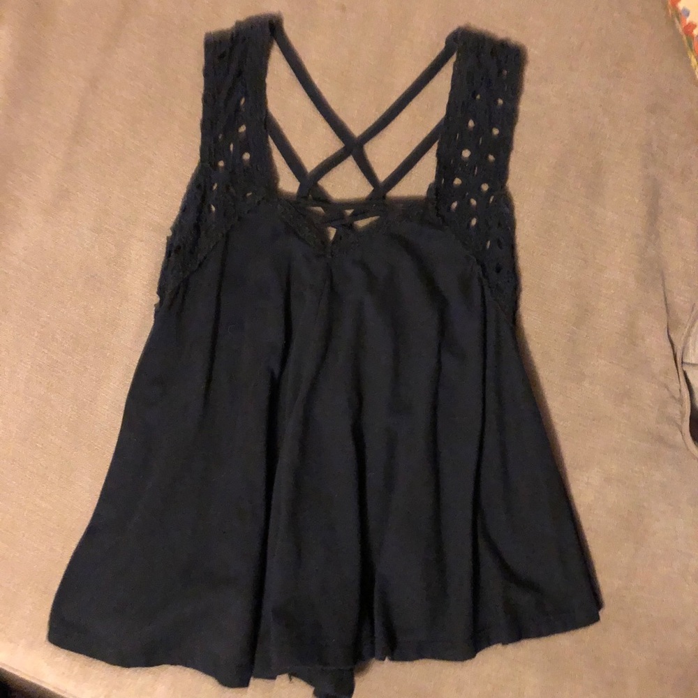 Cute black tank top